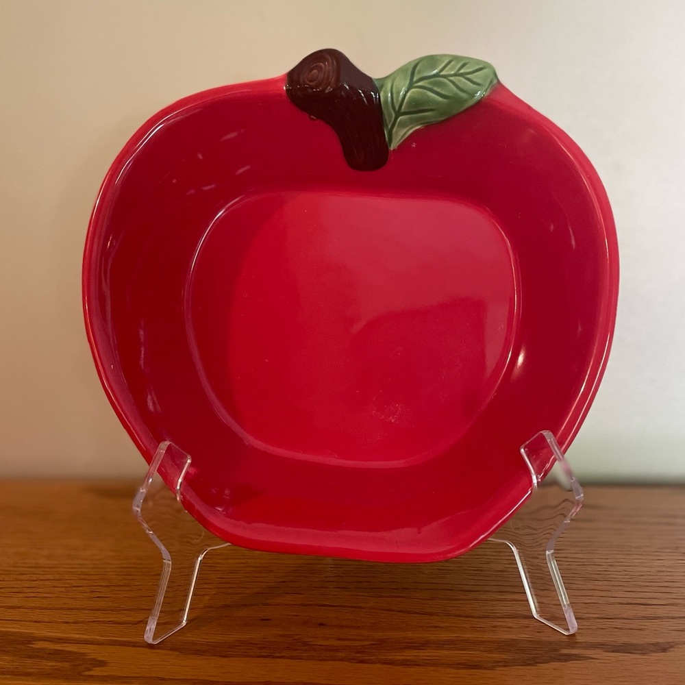 Plentiful Pantry Ceramic Apple Bowl Decorative Farmhouse